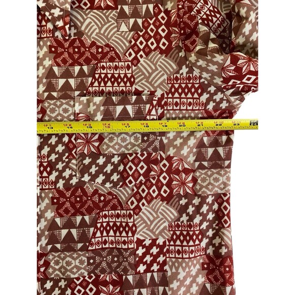 Van Heusen Shirt Mens L Long Sleeve Soft Suede Button Up Pockets Brown Collared - Picture 5 of 9